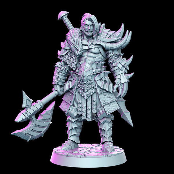 Kron - Barbarian - 32mm - DnD - Only-Games