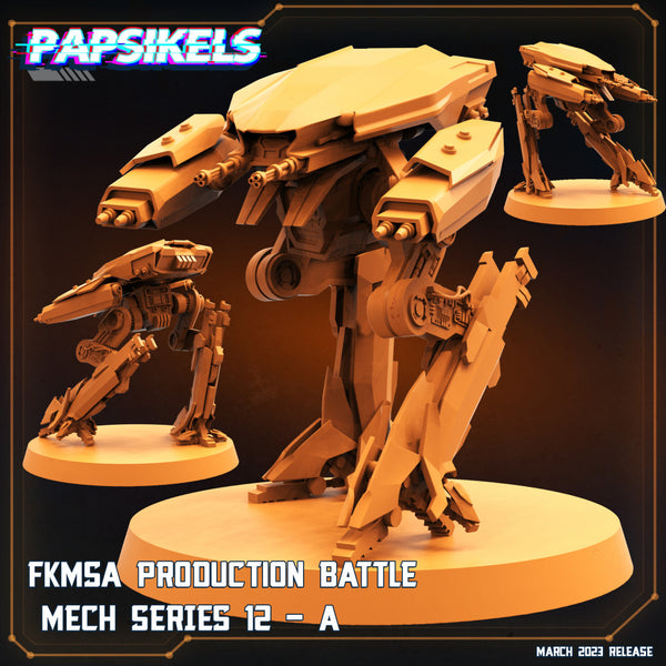 FKMSA PRODUCTION BATTLE MECH SERIES 12 A - Only-Games