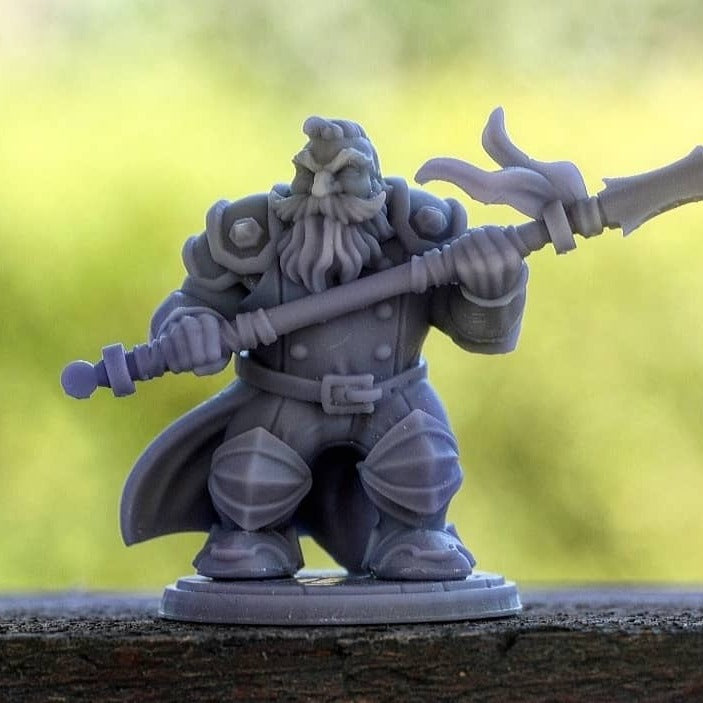 Robur Bonebreaker [32mm Scale] Dwarf Fighter - Only-Games