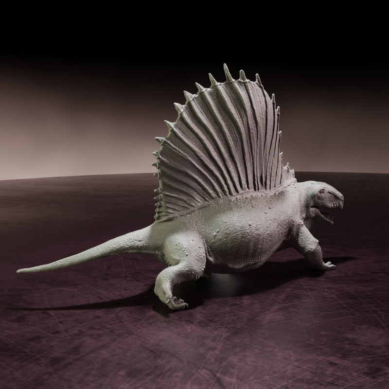 Dimetrodon walking - prehistoric animal - Only-Games