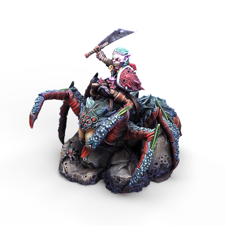 Spider Crawler - Pre-Coloured Mini from Steamforged Games - Only-Games