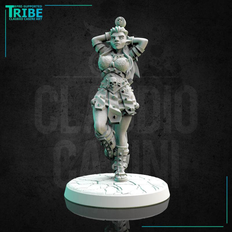 (0153) Female barbarian sexy with a two hands sword - Only-Games