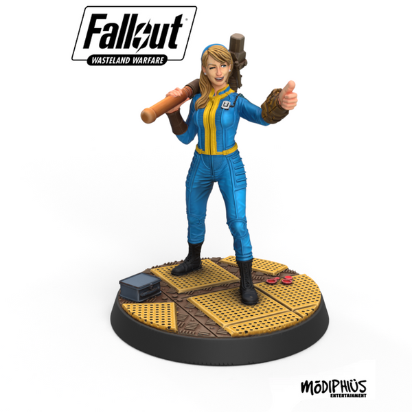 Vault Tec Poster Girl - Pre-Colored - Only-Games