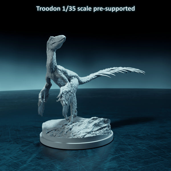 Troodon looking 1-35 scale dinosaur - Only-Games
