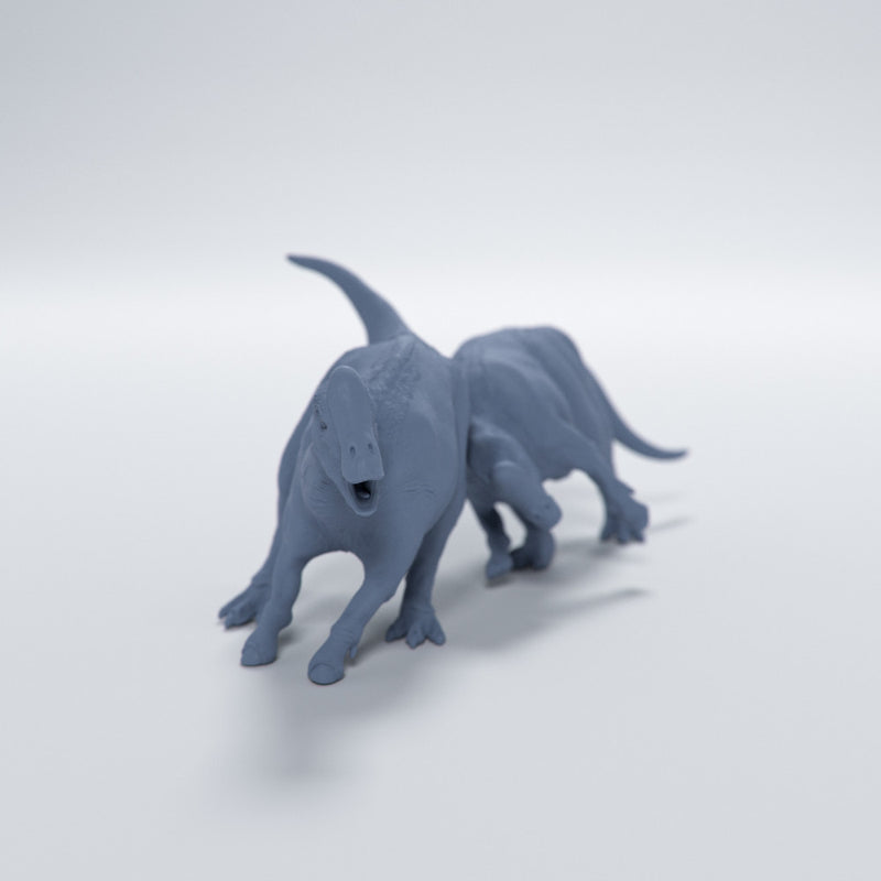 Charonosaurus juvenile fight 1-35 scale dinosaur - Only-Games