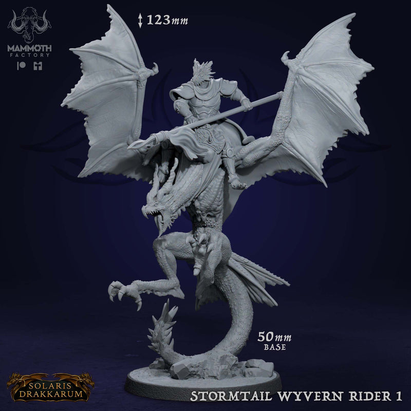 Stormtail Wyvern with Rider - Only-Games