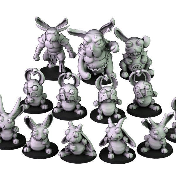 Demonic Rabbits team 16 miniatures - Only-Games