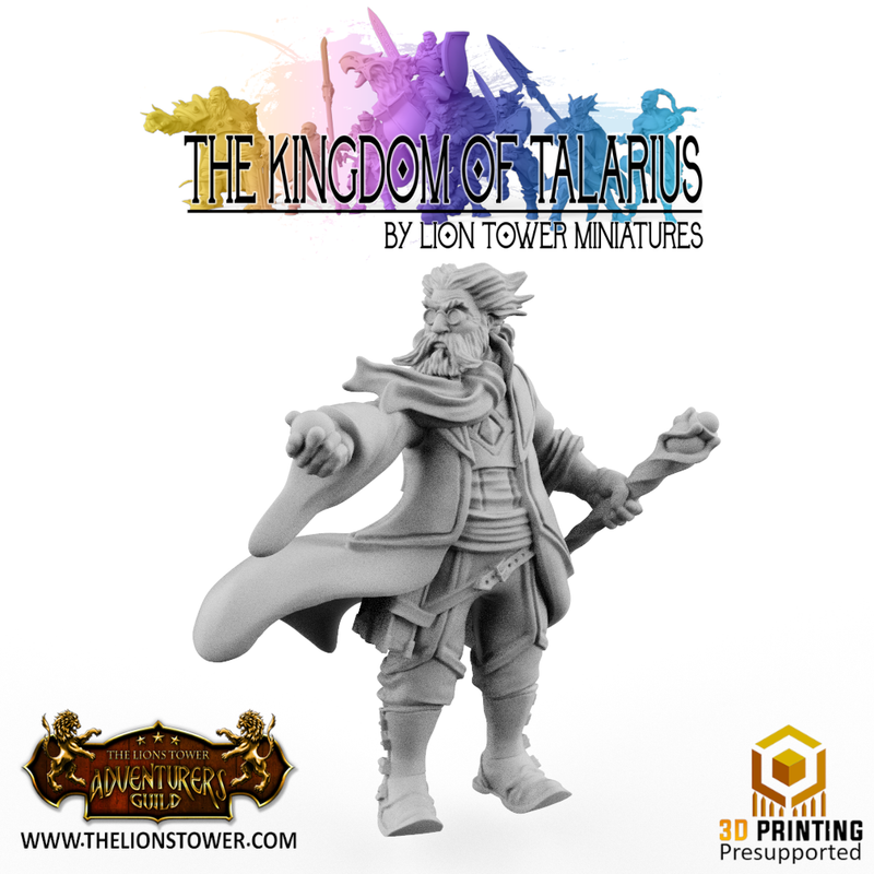 Kingdom of Talarius - Grand High Sage Toller (32mm scale) - Only-Games