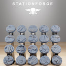 20 Trench 25mm Bases - Only-Games