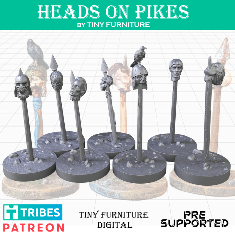 Heads on pikes (Harvest of War) - Only-Games