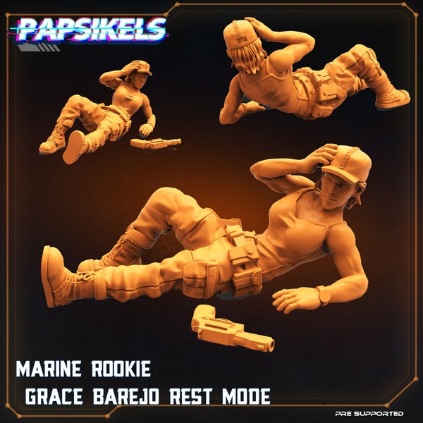 MARINE ROOKIE SURVIVOR GRACE BAREJO - REST MODE - Only-Games