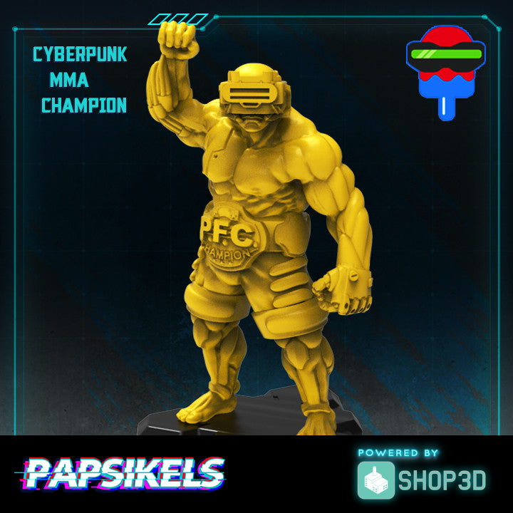 Cyberpunk Mma Champion - Only-Games