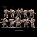 Minotaurs with Great weapons multi-part regiment (5 miniatures) - Only-Games