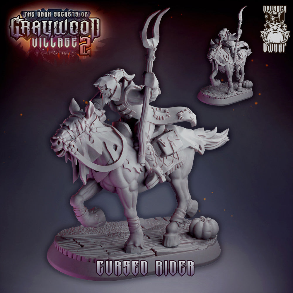 Cursed rider - DrunkenDwarf - Miniatures by Only-Games.co