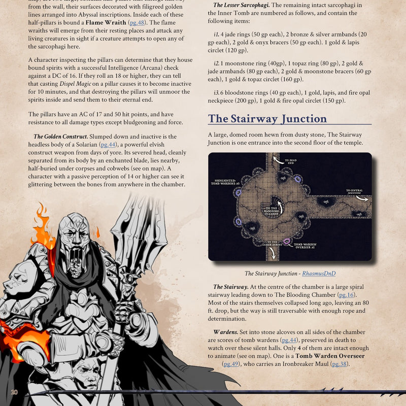 The Burning Dead - Physical 5e Adventure Booklet - Only-Games