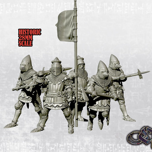 Knights with Polearms - 28mm (Historic Scale) - Only-Games