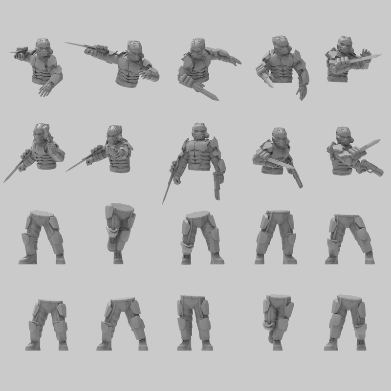 Advanced Shocktroopers w/ Wrist Blades - That Evil One - Miniatures by ...