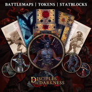 Disciples of Darkness - Physical 5e Adventure Booklet - Only-Games