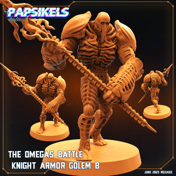 THE OMEGAS - BATTLE KNIGHT ARMOR GOLEM B - Only-Games