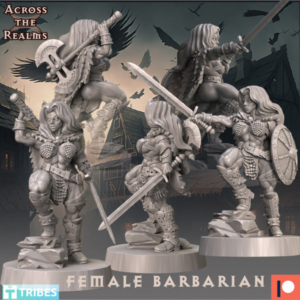 Female Barbarian - Only-Games