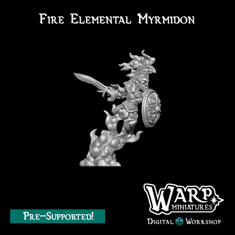 Fire Elemental Myrmidon - Only-Games