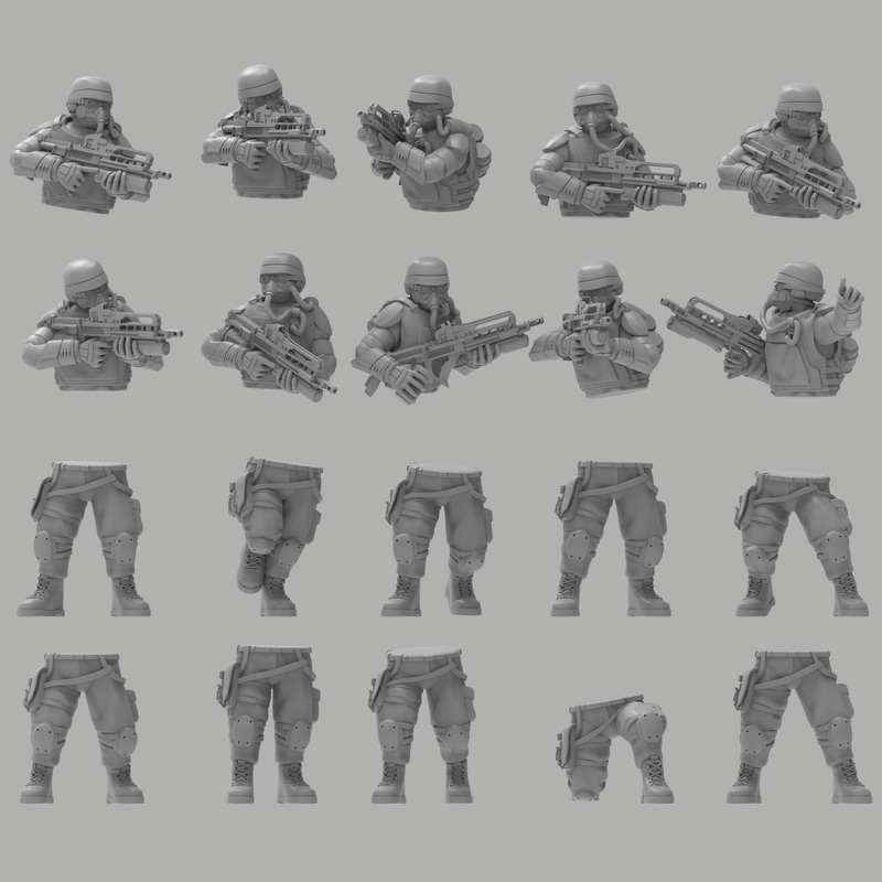 Assault Infantry w/ Rifles - Only-Games