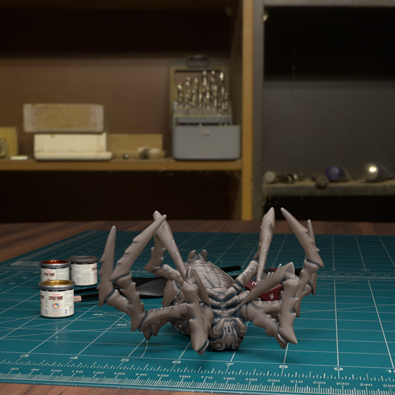 Dead Giant Spider - 32mm - DND - Pathfinder - Only-Games