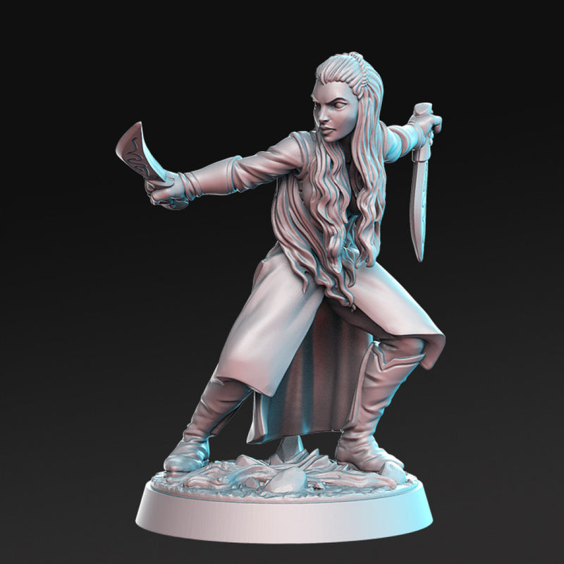 Aurielle - Female Ranger - 32mm - DnD - Only-Games