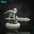 (0150) Male halfling warrior fighter with an armor and a two hands sword - Only-Games