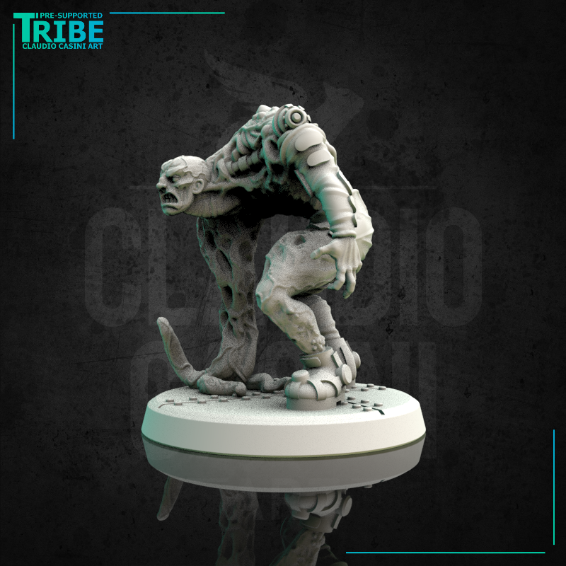 (0161) Male sci-fi abomination undead monster creature - Only-Games
