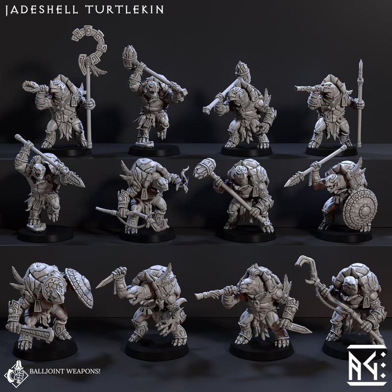 Turtlekin Jadeshell Turtlekin (Jadeshell Turtlekin) - ArtisanGuild - Miniatures ...