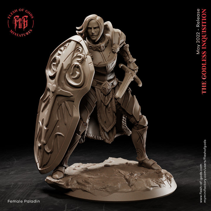 Female Human Paladin - Only-Games