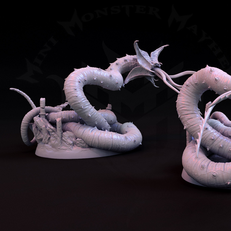 Neothelid Mini Neothelid - Mini Monster Mayhem - Miniatures by Only-Games.co