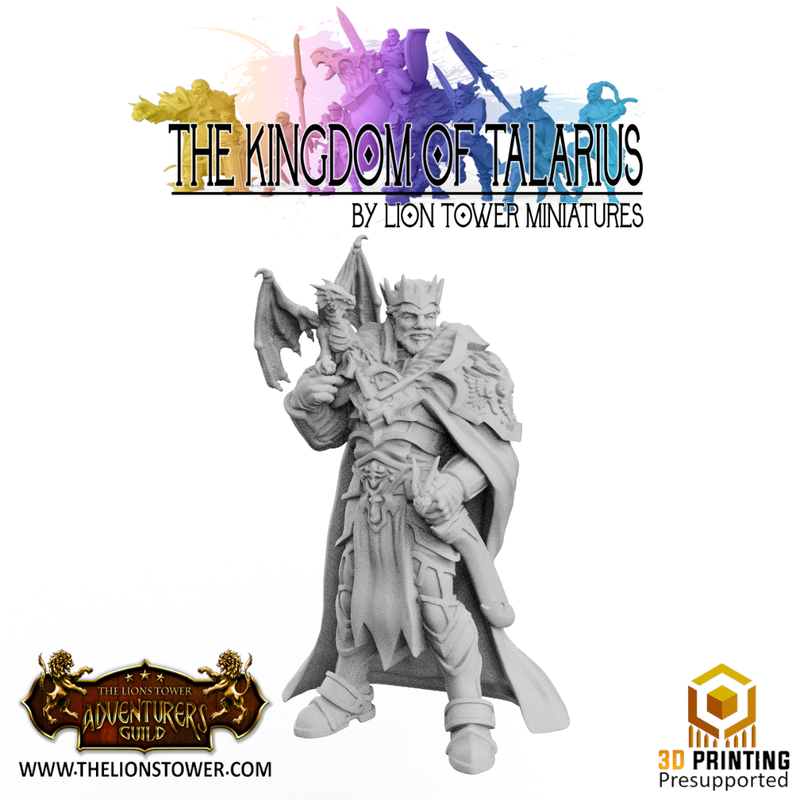 Kingdom of Talarius, King Garmond (32mm scale) - Only-Games